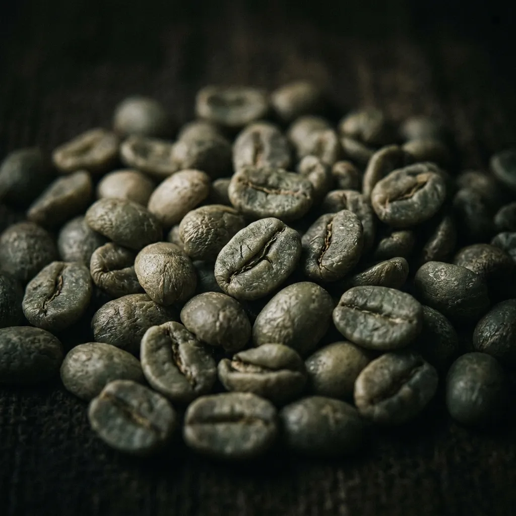 Green coffee beans